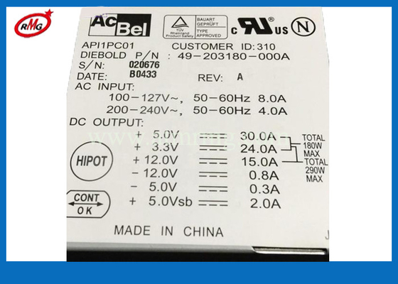49203180000A de Voeding 300W 49203180000A van Diebold van bankatm Vervangstukken