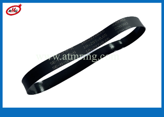 Zwarte ATM-Vervangstukken Glory Banknote Counter Rubber Belt 10X297X0.65mm